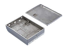 Titanium alloy electronic equipment shell