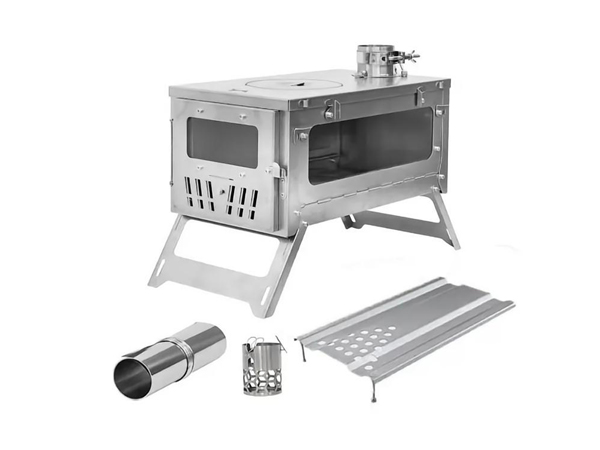 Titanium camping stove